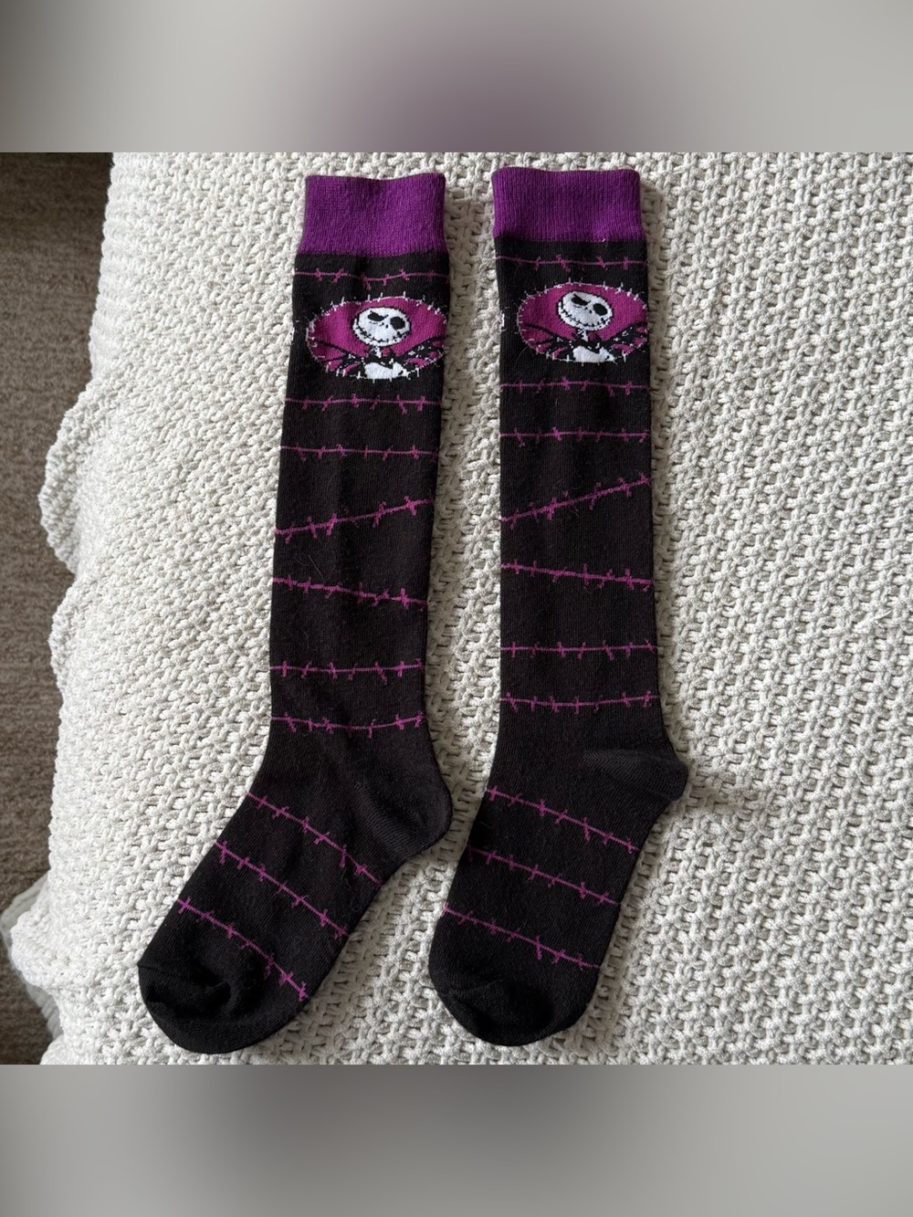 Nightmare Before Christmas Jack Skellington Socks - Picture 4 of 5